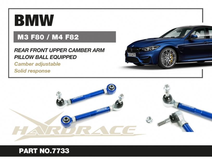 HARDRACE BMW M3 F80 M4 F82 REAR FRONT UPPER ARM PILLOW BALL 2PCS/SET HardRace