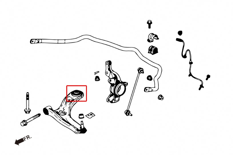 HARDRACE FRONT LOWER ARM BUSH HardRace