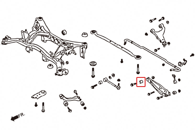 HARDRACE REAR LOWER ARM BUSH HardRace
