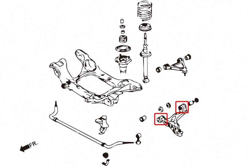 HARDRACE FRONT LOWER ARM BUSH HardRace