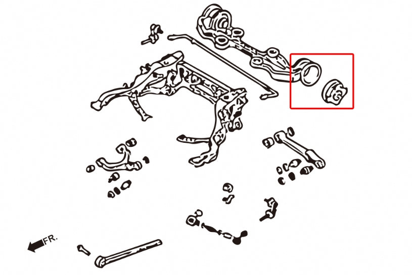 HARDRACE DIFFERENTIAL REAR MOUNTING BUSH HardRace
