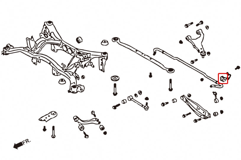 HARDRACE REAR ANTI ROLL BAR BUSH REINFORCED HardRace