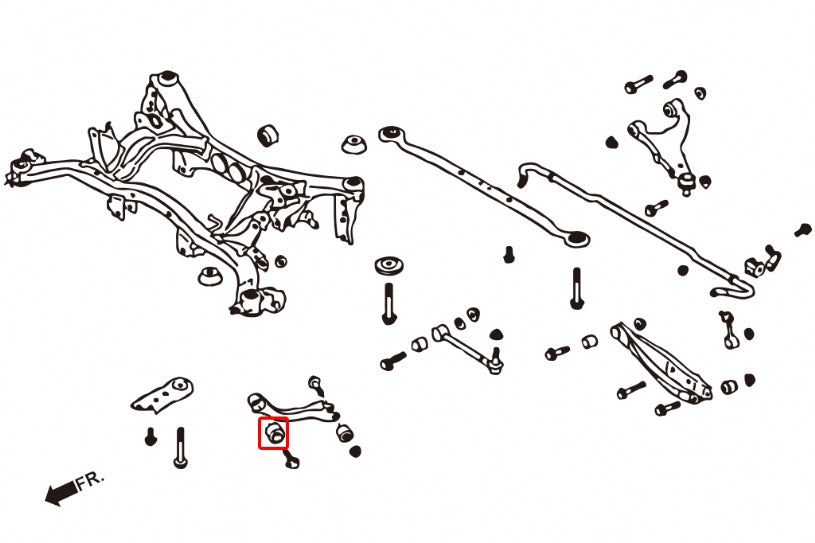 HARDRACE REAR TRAILING ARM BUSH HardRace