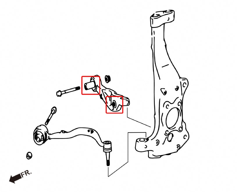 HARDRACE FRONT LOWER STRAIGHT ARM BUSH HardRace