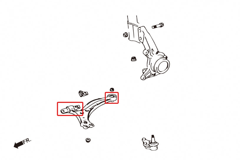 HARDRACE FRONT LOWER ARM BUSH HardRace