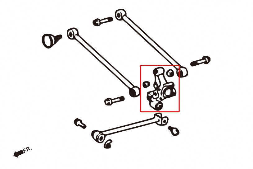 HARDRACE REAR KNUCKLE BUSH HardRace
