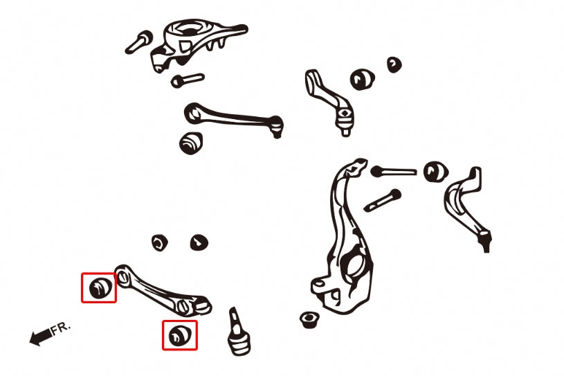 HARDRACE FRONT LOWER ARM BUSH HardRace