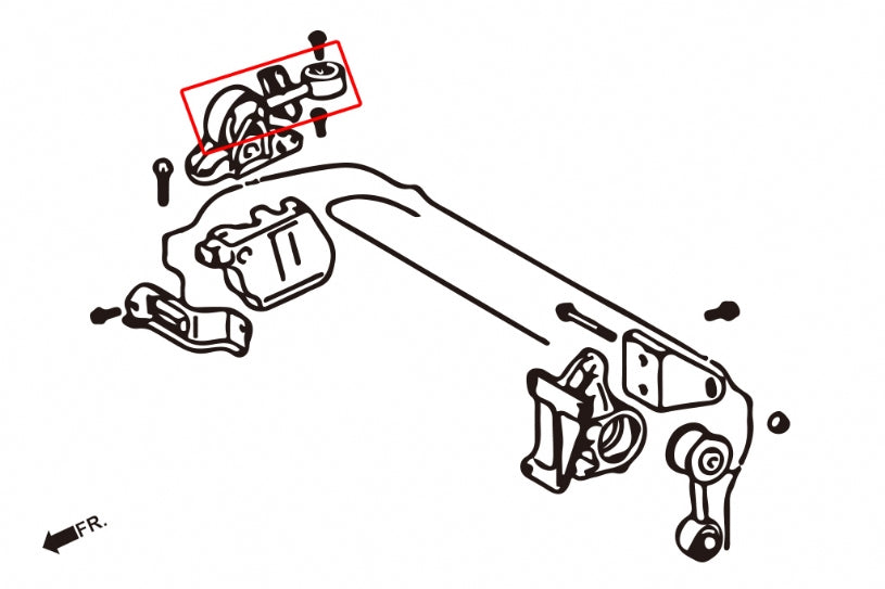 HARDRACE ENGINE MOUNT - RIGHT HardRace