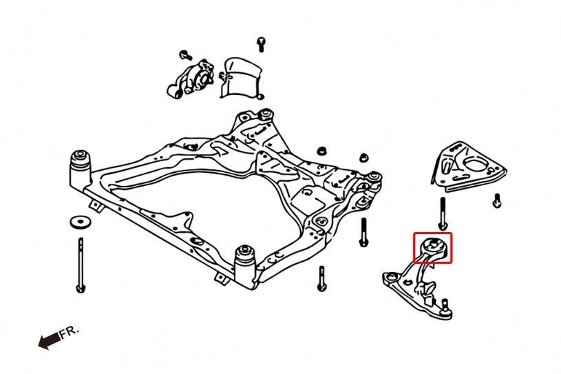 HARDRACE FRONT LOWER ARM BUSH - REAR HardRace