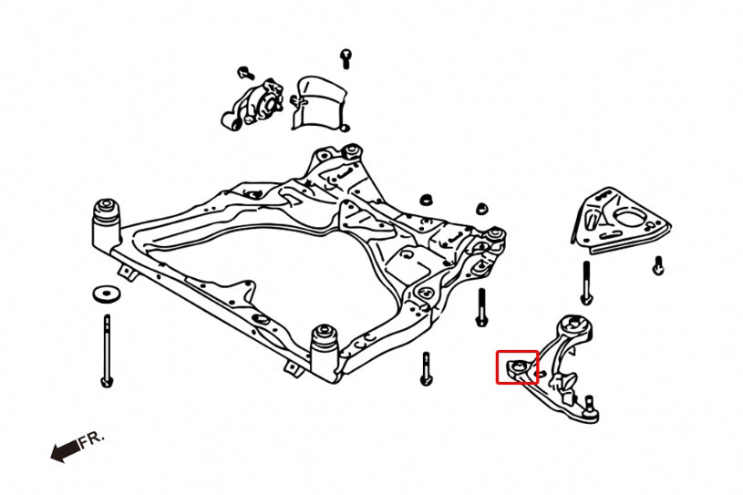 HARDRACE FRONT LOWER ARM BUSH HardRace