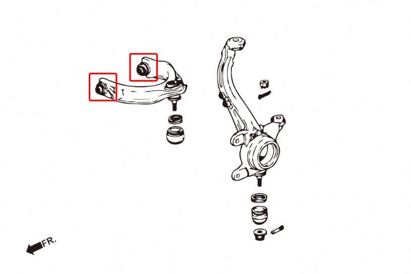 HARDRACE FRONT UPPER ARM BUSH HardRace