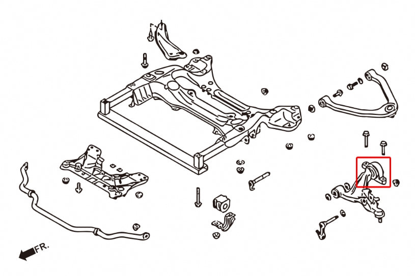 HARDRACE FRONT LOWER ARM COMPLIANCE BUSH HardRace