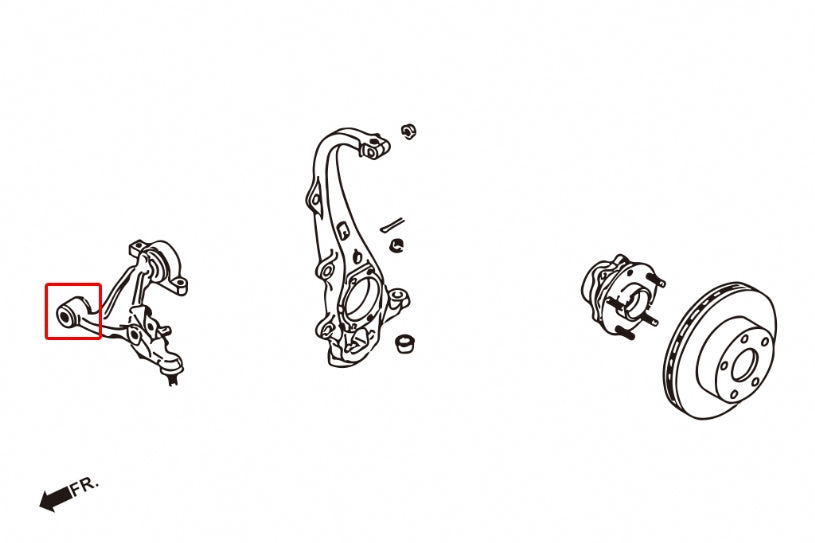 HARDRACE FRONT LOWER ARM BUSH HardRace