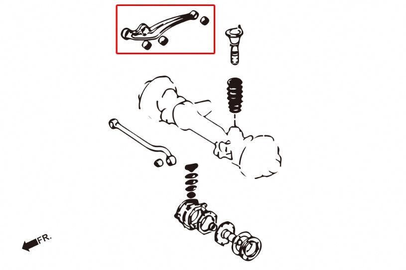 HARDRACE FRONT LOWER ARM BUSH HardRace