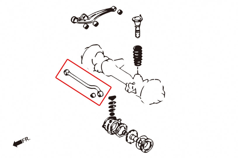 HARDRACE FRONT LATERAL ROD BUSH HardRace