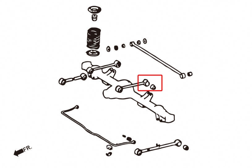 HARDRACE REAR UPPER ARM BUSH HardRace