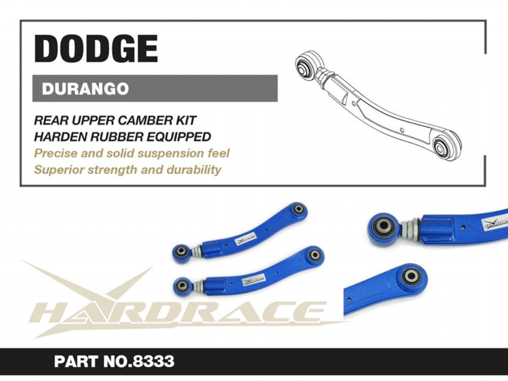 HARDRACE DODGE DURANGO 11-/GRAND CHEROKEE 11-21 REAR UPPER CAMBER KIT HARDEN RUBBER 2PCS HardRace