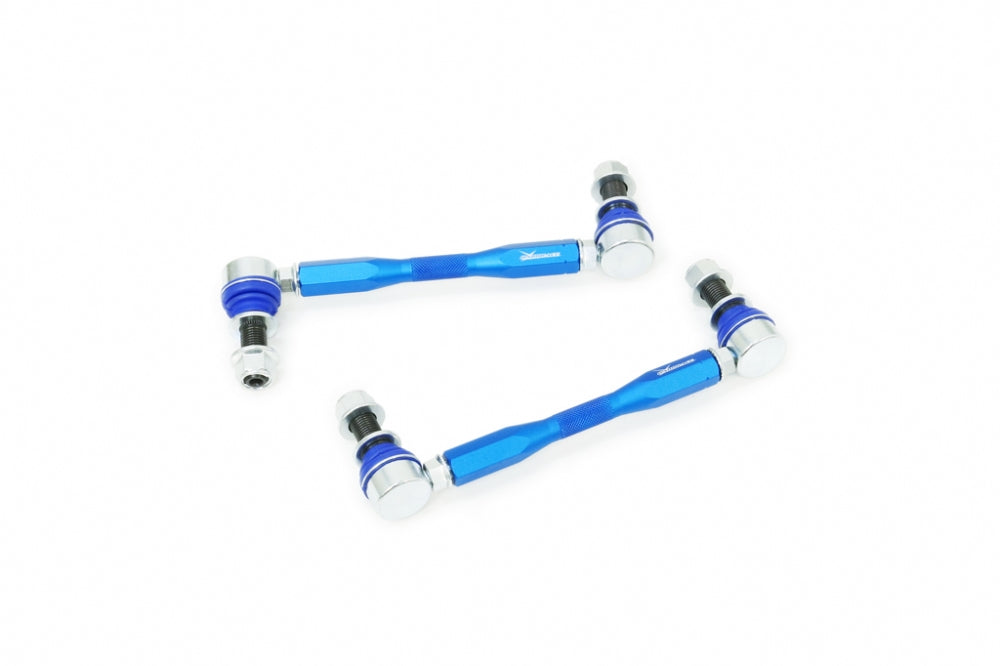 HARDRACE UNIVERSAL ADJ. STABILIZER LINK - 2PCS/SET RANGE: 203-242mm 14mm STUD ROD END HardRace