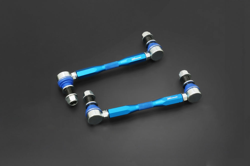 HARDRACE UNIVERSAL ADJ. STABILIZER LINK - 2PCS/SET RANGE: 203-242mm 14mm STUD ROD END HardRace