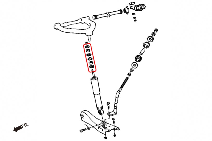 HARDRACE FRONT REINFORCED TOP MOUNT HardRace