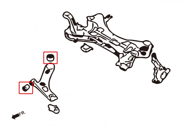 HARDRACE FRONT LOWER ARM BUSH KIT HardRace