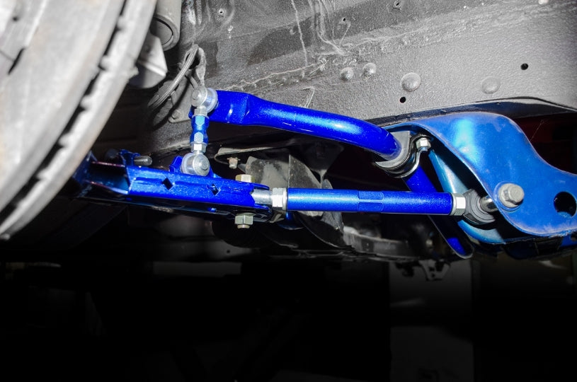 HARDRACE FRONT LOWER CONTROL ARM & ANTI ROLL BAR DROP LINK ADJUSTABLE HardRace