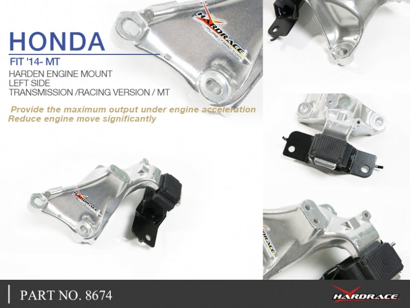 HARDRACE UPRATED LEFT ENGINE MOUNT HardRace