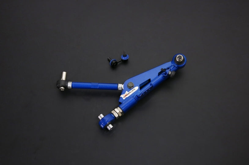 HARDRACE FRONT LOWER CONTROL ARM & ANTI ROLL BAR DROP LINK ADJUSTABLE HardRace