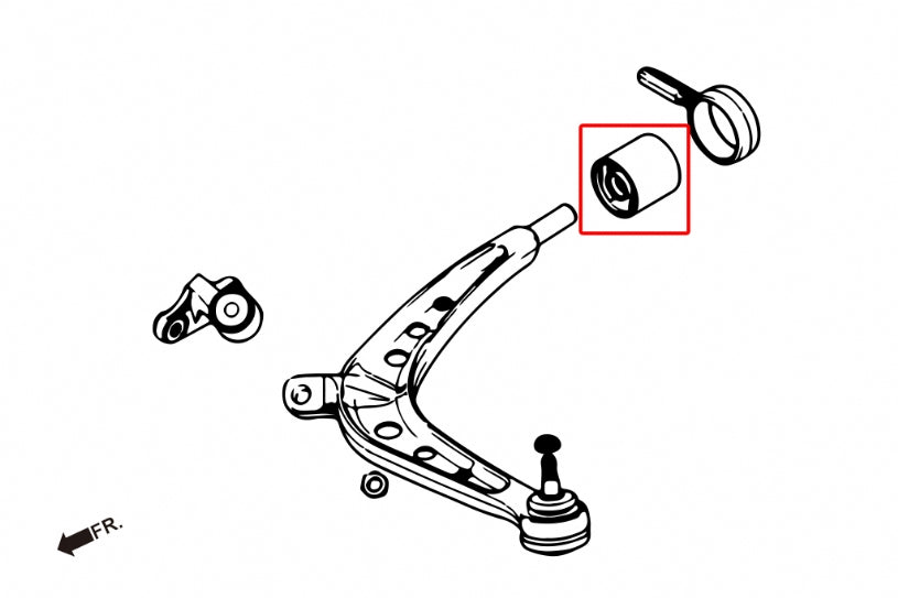 HARDRACE FRONT LOWER ARM BUSH HardRace
