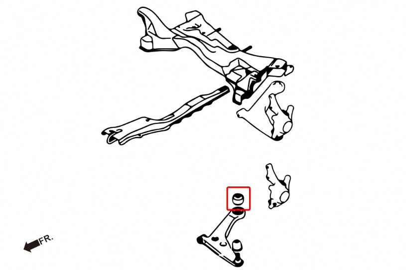 HARDRACE FRONT LOWER ARM BUSH - REAR HardRace