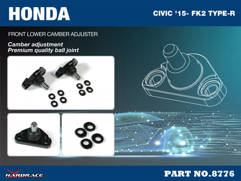 HARDRACE FRONT CAMBER BALL JOINT ADJUSTABLE HardRace