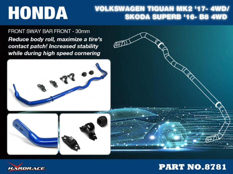 HARDRACE FRONT ANTI ROLL BAR HardRace