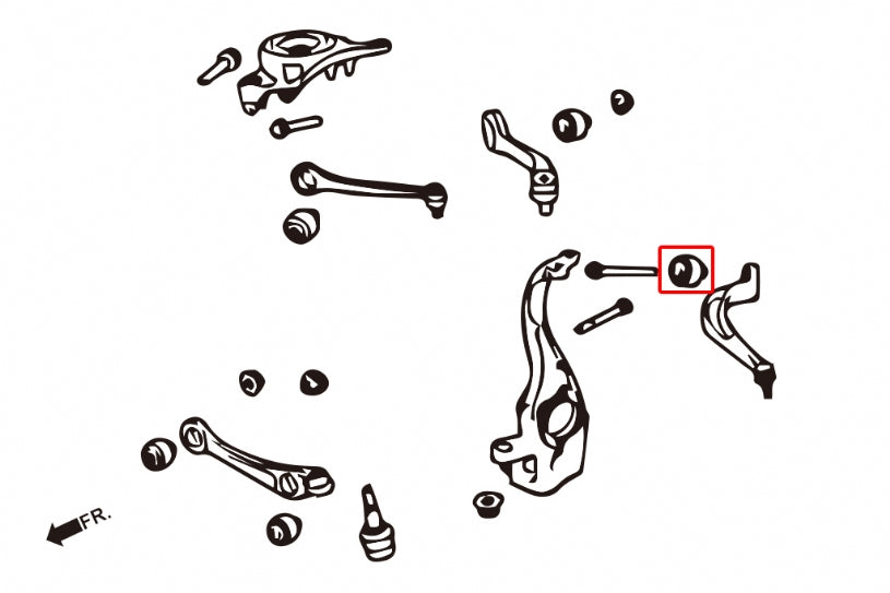 HARDRACE FRONT LOWER - REAR ARM BUSH HardRace