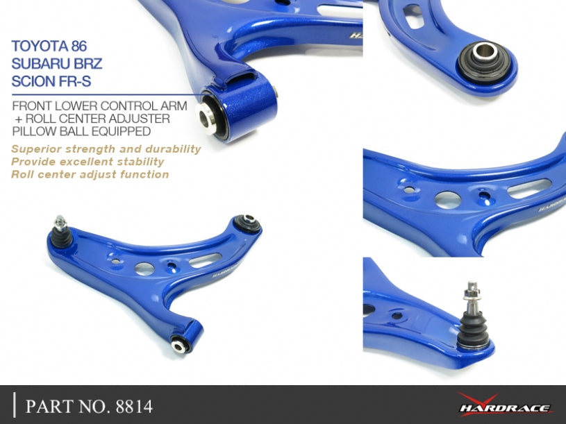 HARDRACE FRONT LOWER CONTROL ARM & ROLL CENTRE BALL JOINT HardRace