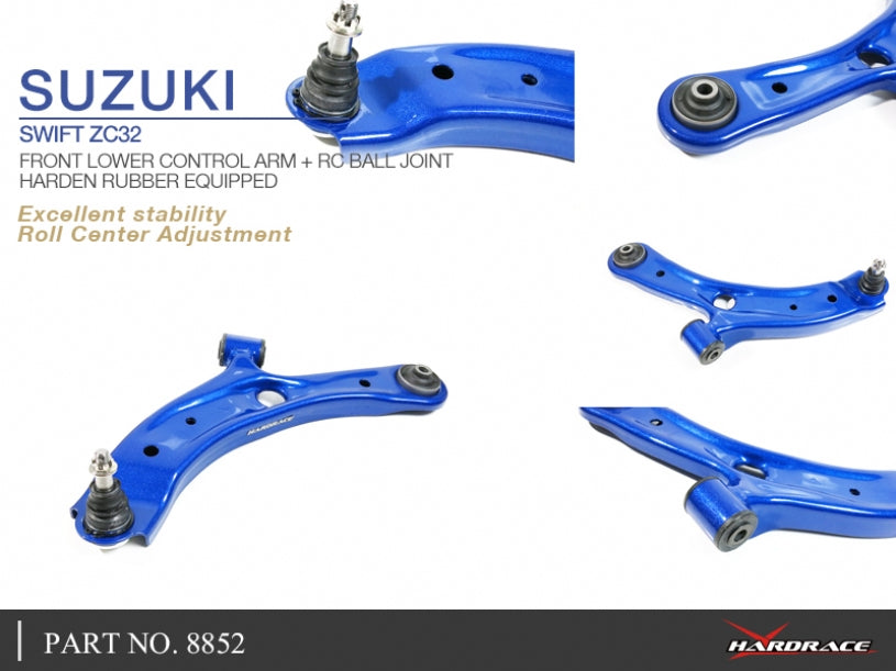 HARDRACE FRONT LOWER CONTROL ARM & ROLL CENTRE BALL JOINT HardRace