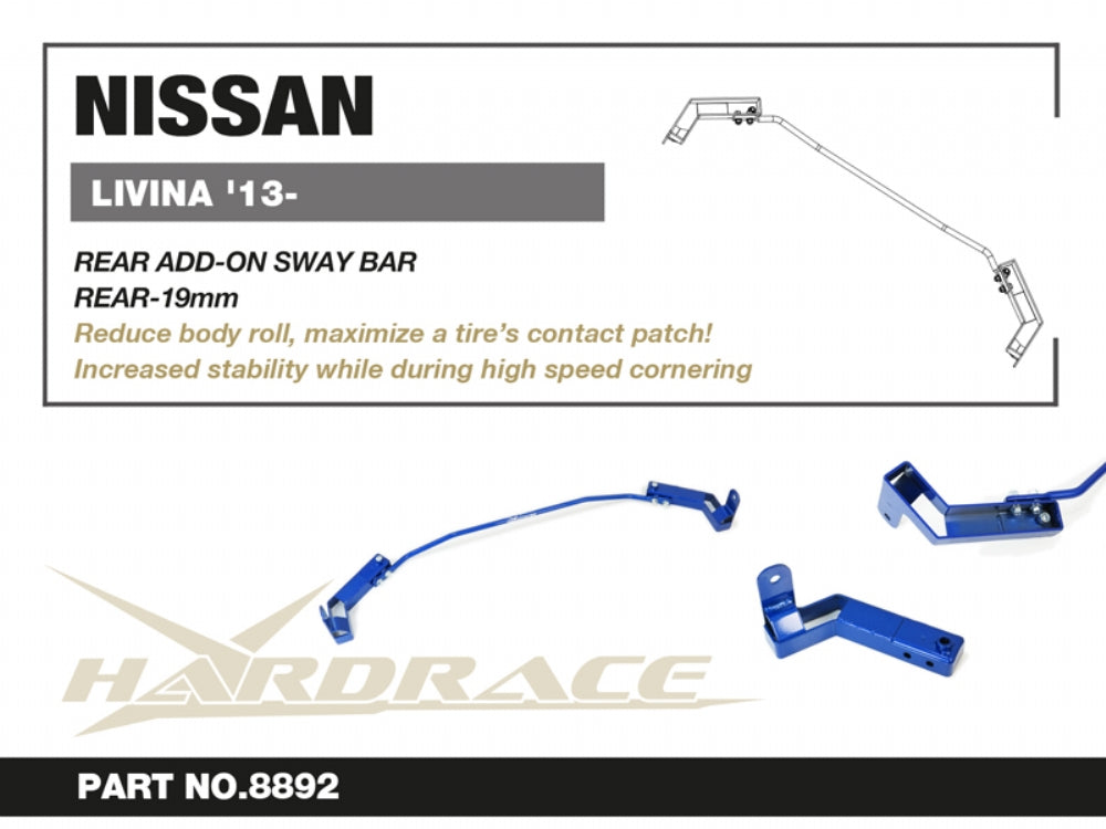 HARDRACE ADD ON REAR ANTI ROLL BAR HardRace