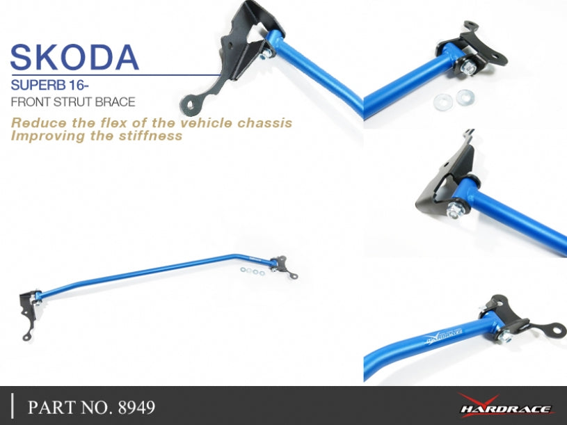 HARDRACE FRONT STRUT BRACE (LHD ONLY) HardRace