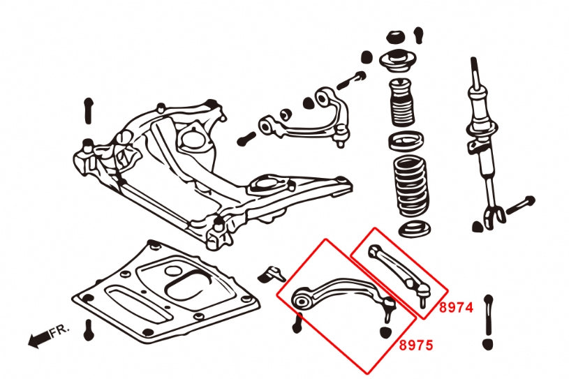 HARDRACE FRONT LOWER ARM - REAR HardRace