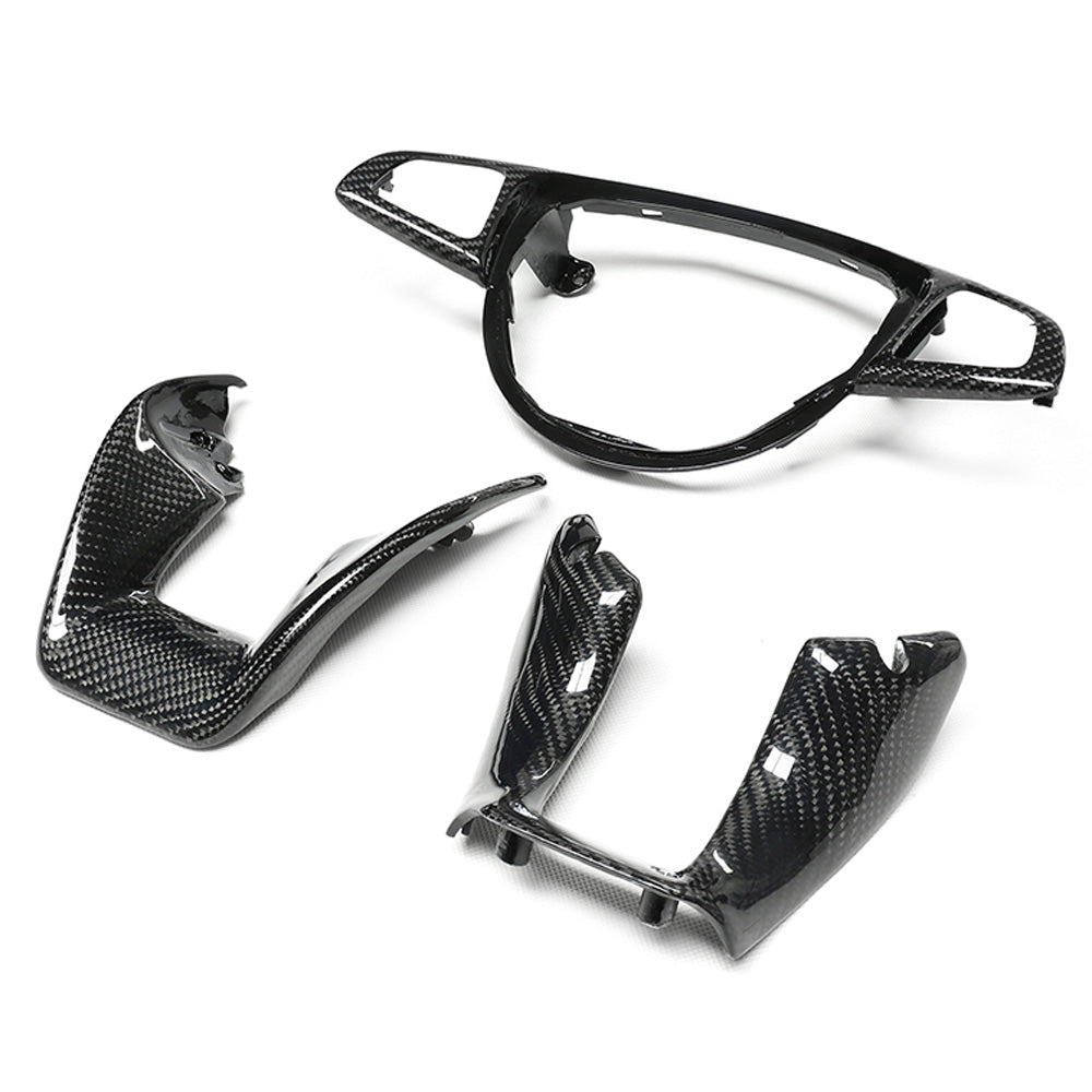 MERCEDES AMG CARBON FIBRE STEERING WHEEL TRIM