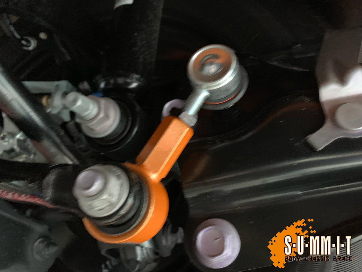 SWAVE & SUMMIT Adjustable Stabilizer Links 75 - 95mm for Toyota Yaris GR