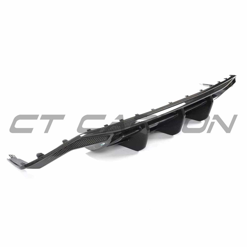 AUDI A3 S-LINE & S3 8Y 2020+ CARBON FIBRE DIFFUSER - CT DESIGN