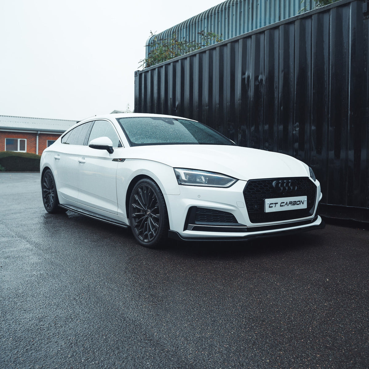 AUDI A5/S5 B9 2016-2019 GLOSS BLACK SPLITTER - V1