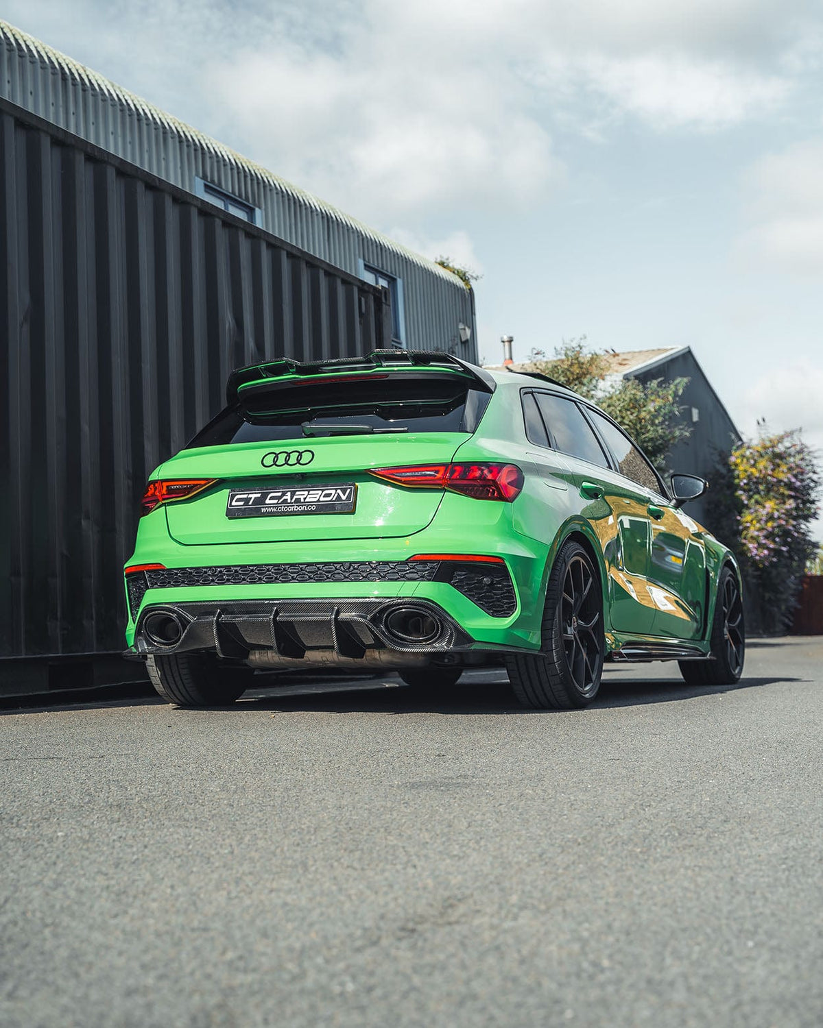 AUDI RS3 8Y 2022-2024 SPORTBACK CARBON FIBRE DIFFUSER - V1 - CT DESIGN