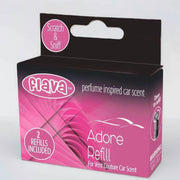Flava Couture 2 Pack Refill Stick For Refillable Vent Car Air Fresheners - Adore Flava Car Scents