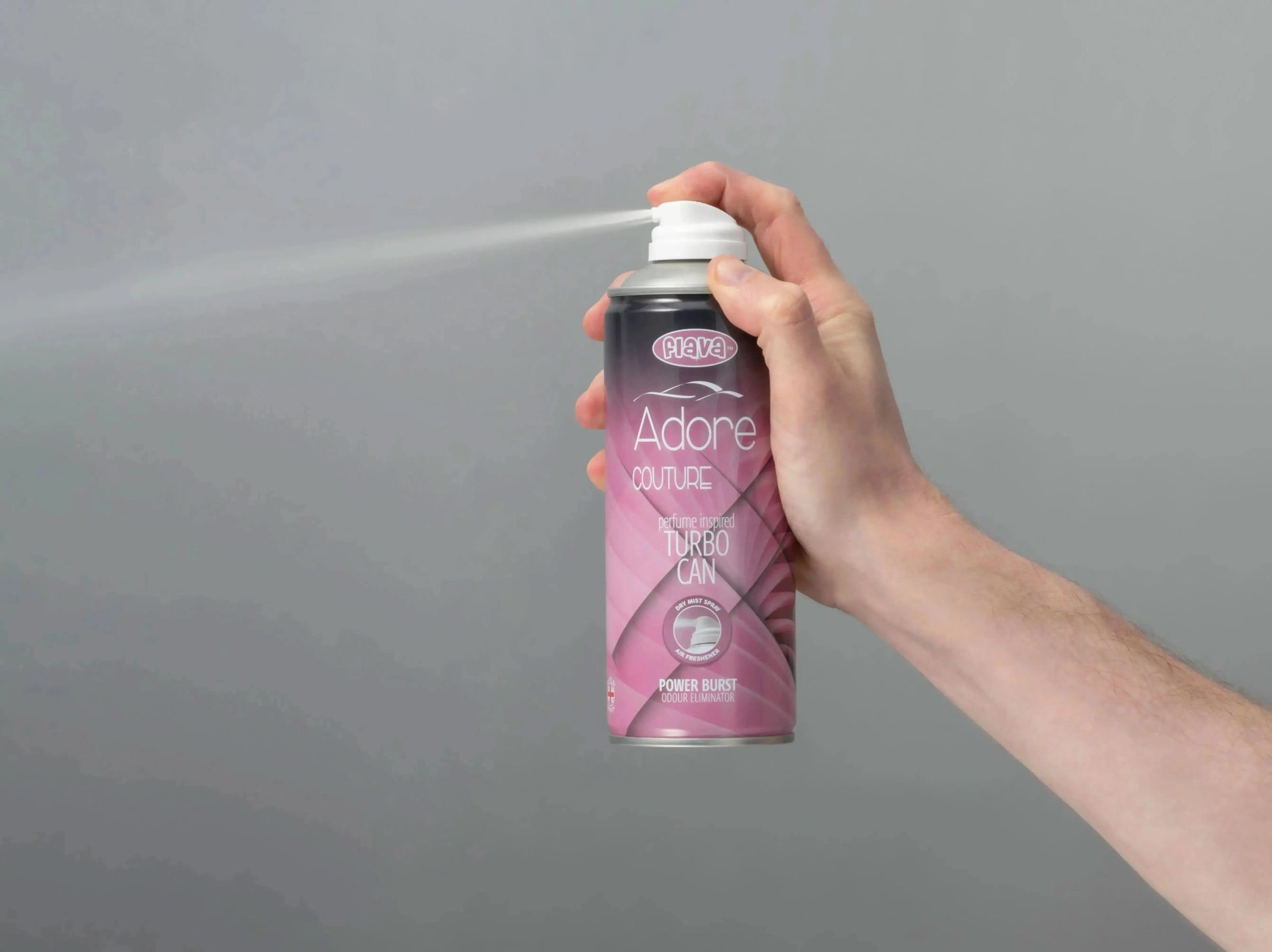 Flava Couture Turbo Can Spray - Adore Flava Car Scents