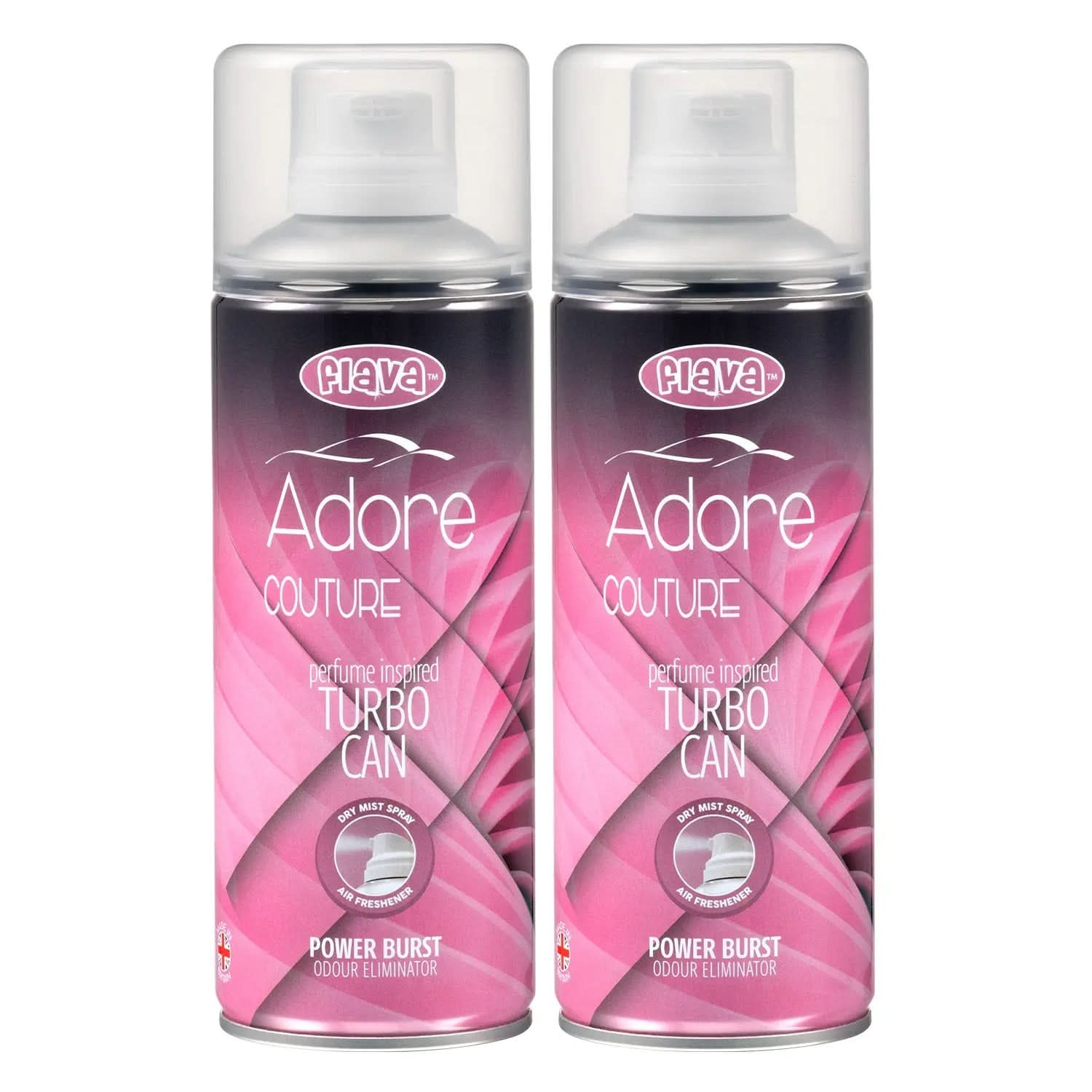 Flava Couture Turbo Can Spray - Adore Flava Car Scents