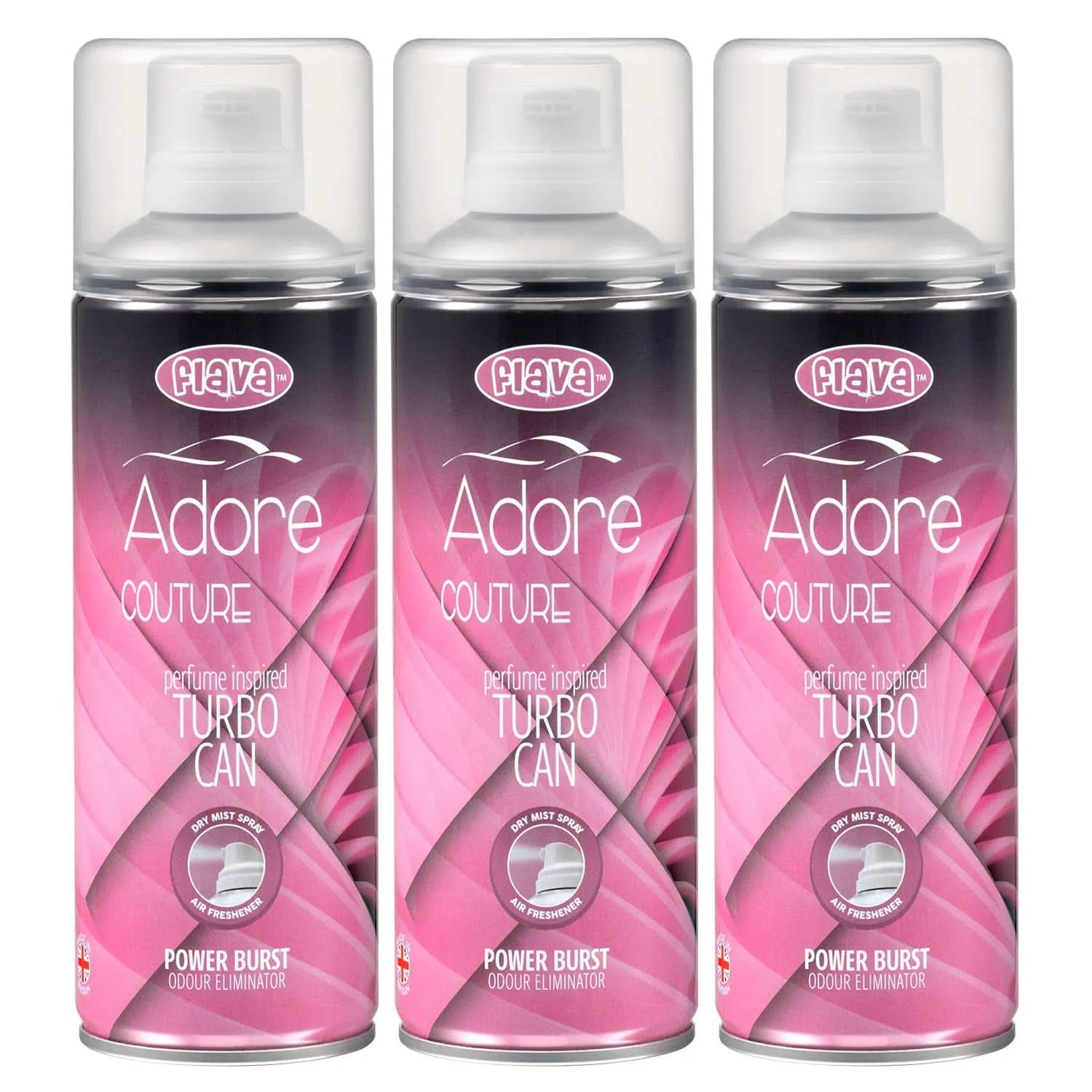 Flava Couture Turbo Can Spray - Adore Flava Car Scents