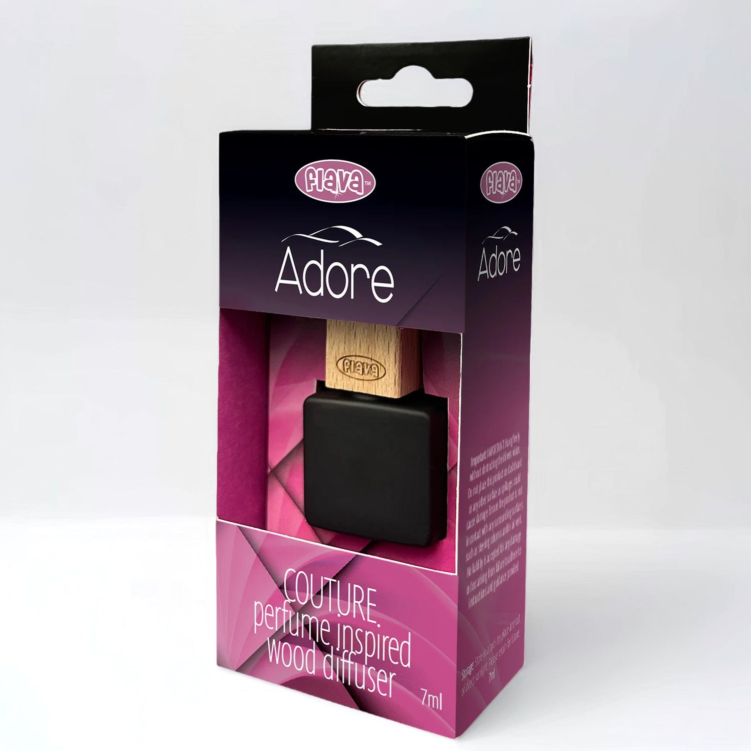 Flava Couture Wood Car Air Freshener - Adore Flava Car Scents