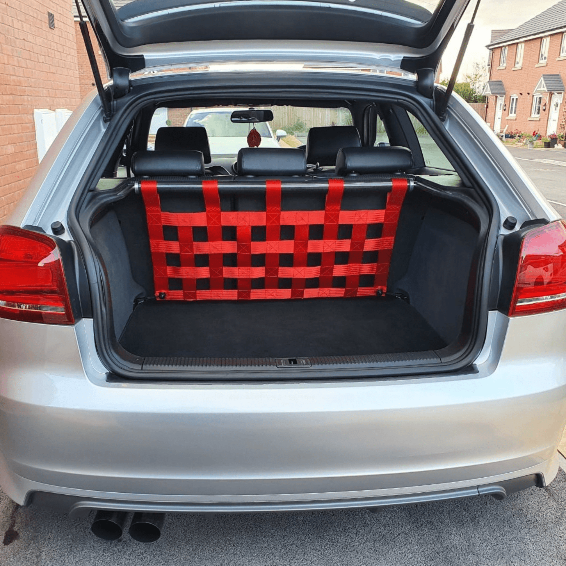 Audi A3 S3 8P Strut bar and Cargo net cargo-nets.co.uk
