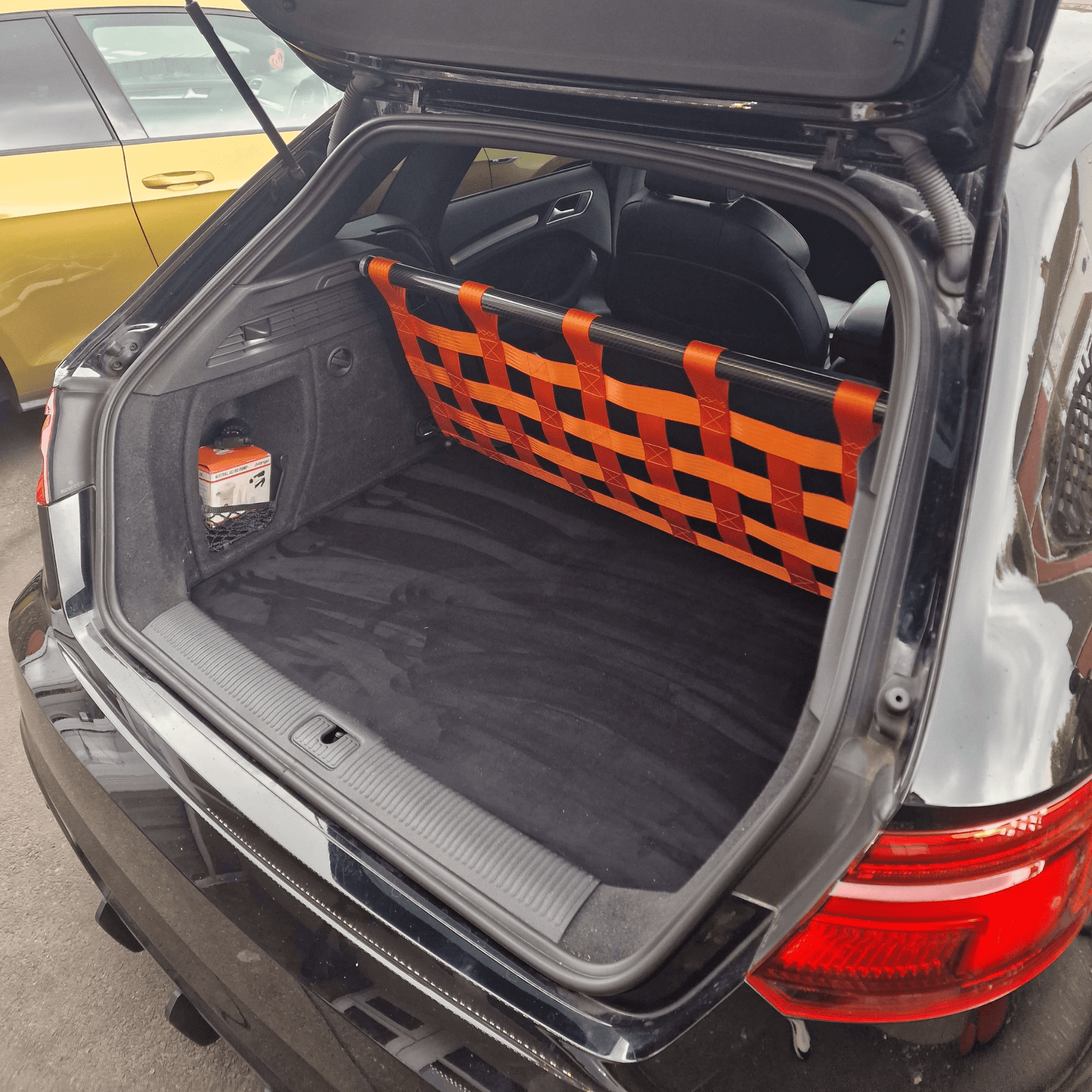 Audi A3 S3 RS3 8V Strut bar and Cargo net cargo-nets.co.uk